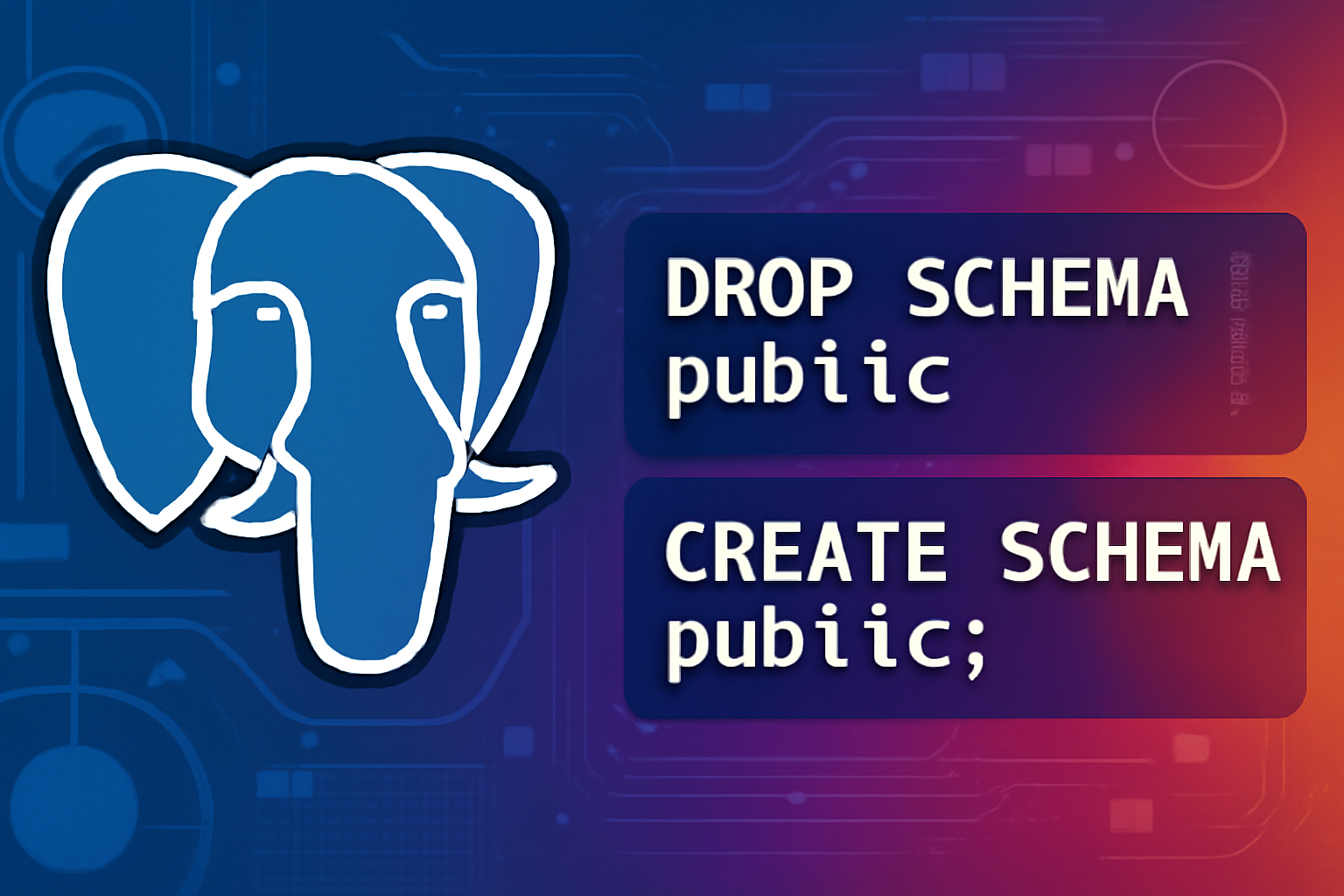 How to Resetting Your PostgreSQL Database?