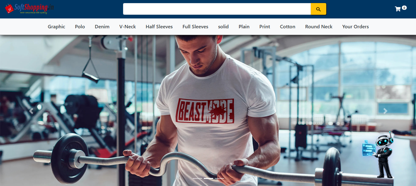 SoftShopping e-commerce website